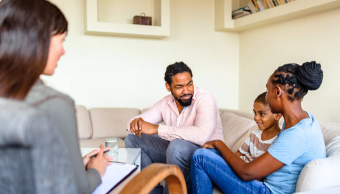family in therapy by Miami Therapist Lotus Counseling