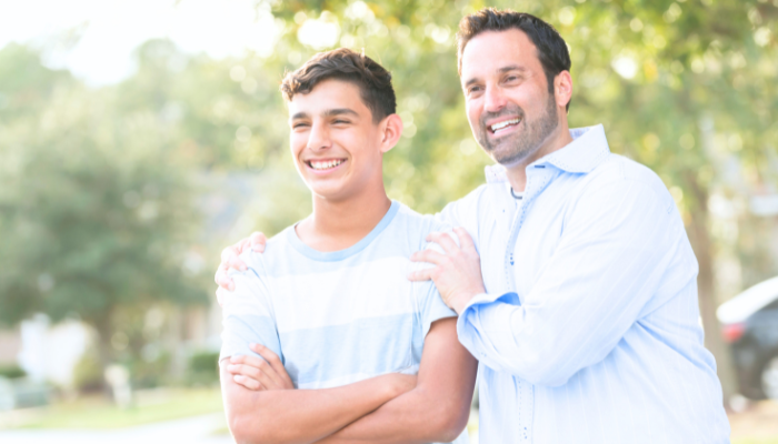 teenager and dad by Miami Therapist Lotus Counseling